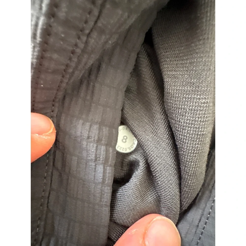 Lululemon Logo Waistband High-Rise Training Shorts wide waistband built-in liner